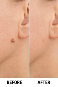 Skin tags removal Greater London (Kensington and Chelsea) before and after