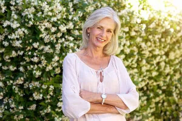 Older woman happy with urinary incontinence treatment Greater London (Kensington and Chelsea)