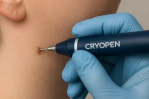 Person receiving skin tag removal Greater London (Kensington and Chelsea)