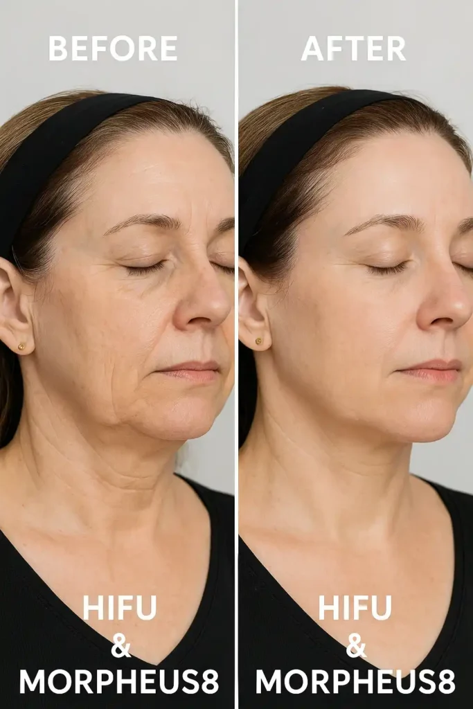 HIFU & Morpheus8 treatment results Greater London (Kensington and Chelsea) - book in today!