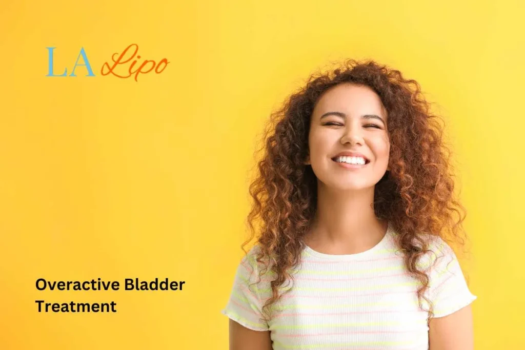 woman smiling about overactive bladder treatment Greater London (Kensington and Chelsea) solutions
